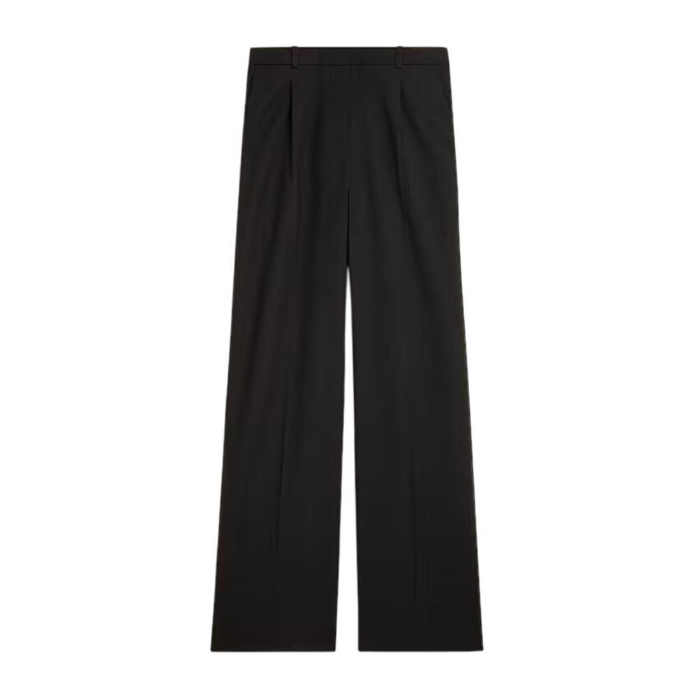 J.Crew Lower Rise Essential Wide Leg Pant City Twill Black Size 14 NWT